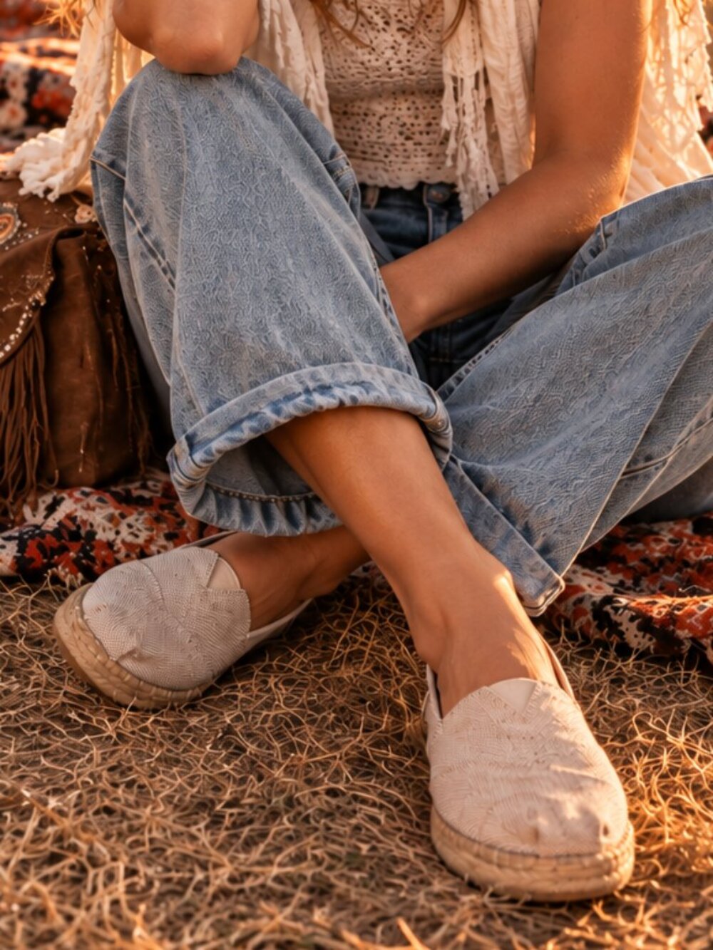 Toms Alpargata Rope 2.0 Espadrille Slip On Shoe Neutral Tan Size 8.5
